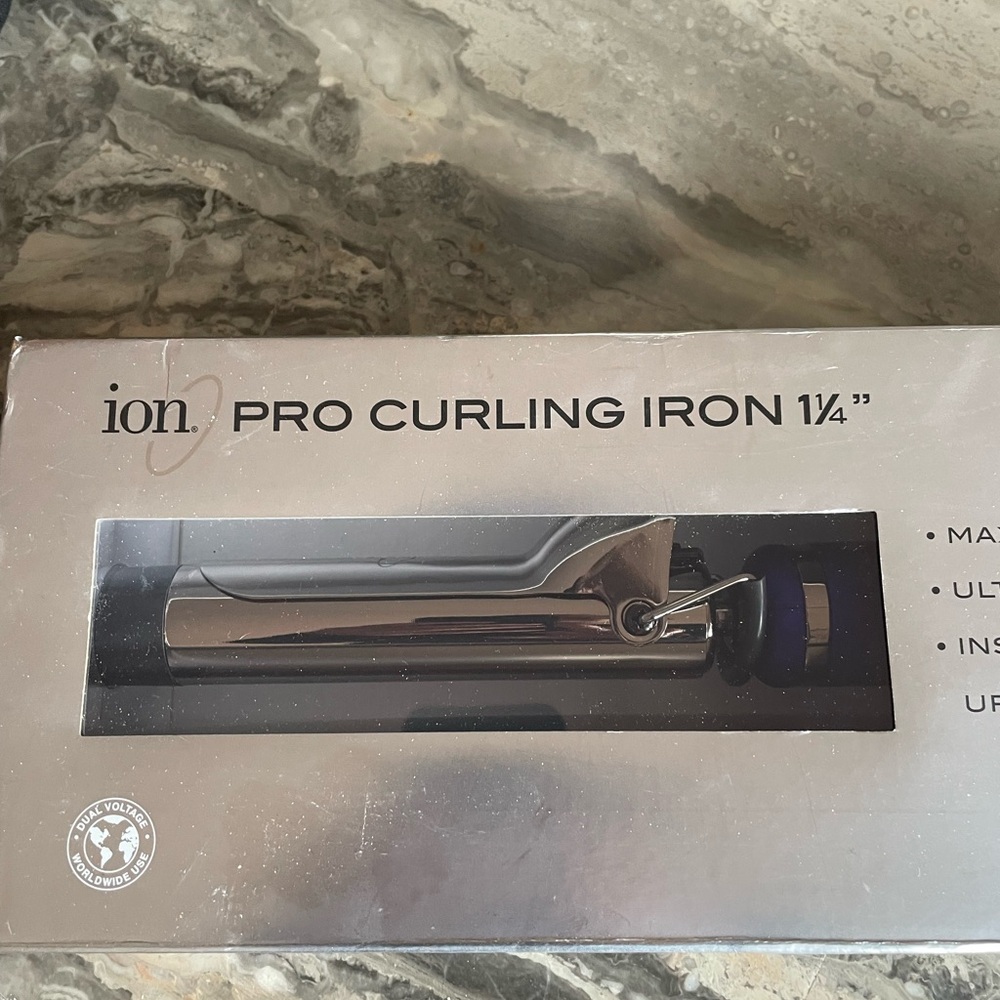 ION PRO CURLING IRON 1 1/4 inch Barrel